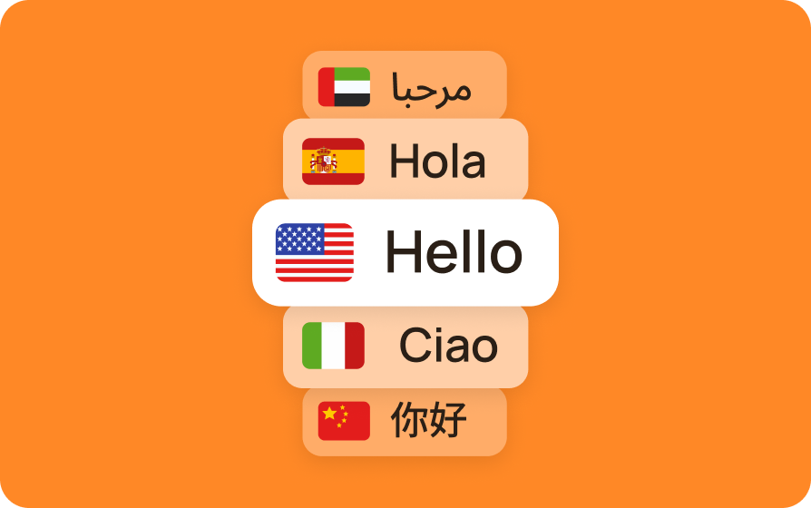 55 Languages & 350+ voices